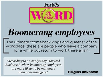 Word of the week: Boomerang employees