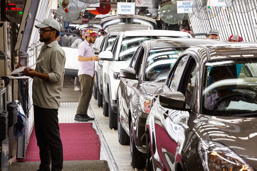 Maruti Suzuki plant, Manesar. Image: Madhu Kapparath