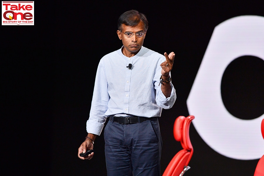 Aswath Damodaran, professor of finance, NYU Stern School of Business Image: Jerod Harris/Getty Images for Vox Media