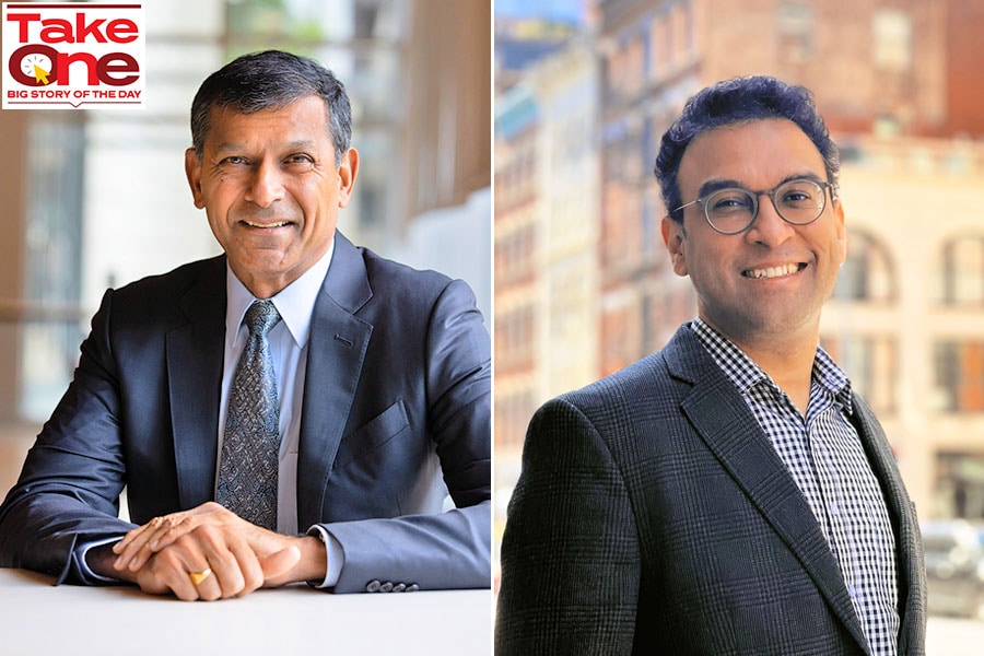 Raghuram Rajan, former RBI governor and economist Rohit Lamba