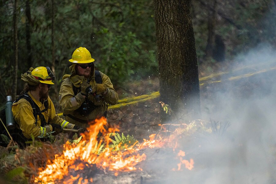 Fight fire with fire: Controlled burns stem California blazes