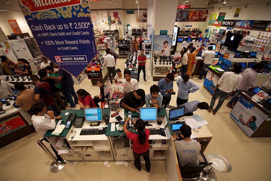 Growth is expected to stay steady at about 7 percent through the rest of the decade, positioning India as among the fastest growing economies.<br>Photo: Priyanka Parashar/Mint via Getty Images