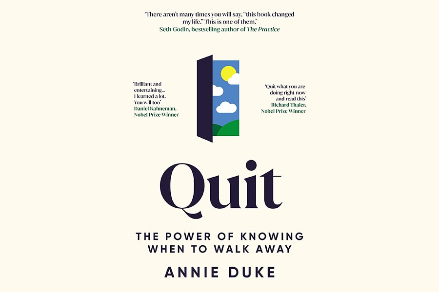 Another strategy to get better at quitting is to enlist a quitting coach, simply an outside observer to help us with the decisions. Think of that person you know, in a horrible job or a toxic relationship! Its plain to us that they should walk away, but they can't see it for themselves. 