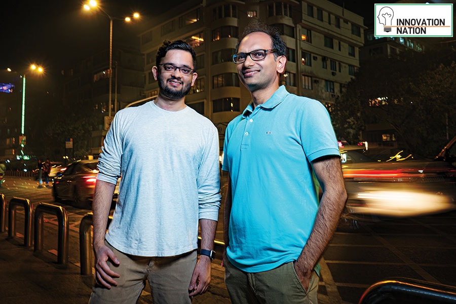 
Sidhant Pai (left), co-founder and CSO, with Ankit Jain, co-founder and CEO of StepChange
Image: Neha Mithbawkar for Forbes India