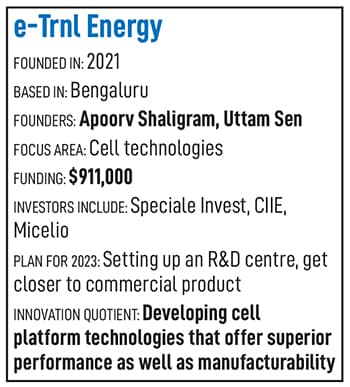 Apoorv Shaligram  (left) and Uttam Sen, co-founders, e-Trnl Energy
Image: Nishant Ratnakar for Forbes India