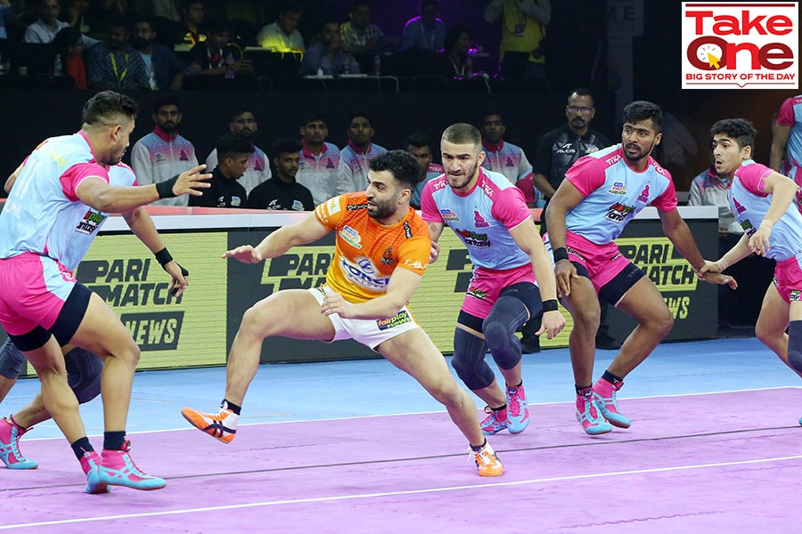 The Pro Kabaddi league is set to enter its 10th season and remains the second-most watched domestic franchise league after the IPL
Image: Courtesy Pro Kabaddi league