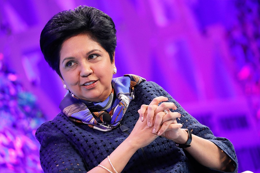 Indra Nooyi, former CEO of PepsiCo. Image: Paul Morigi/Getty Images

