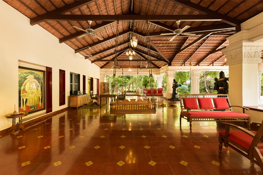 Nestled in a serene nook, Mantra Koodam pays homage to Tamil Brahmin and Pannaiyar's way of life. 