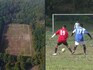 Mexican volcano crater home to 'unique' football pitch