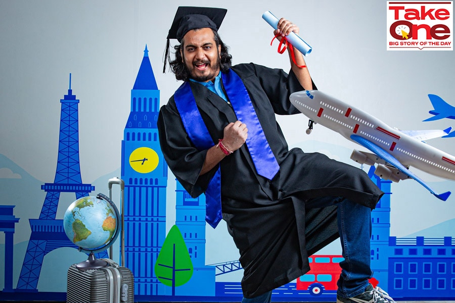 Akshay Chaturvedi, founder & CEO, LeverageEdu, a study-abroad edtech platform which provides counselling, application-admission support and financing to students.
Image: Madhu Kapparath