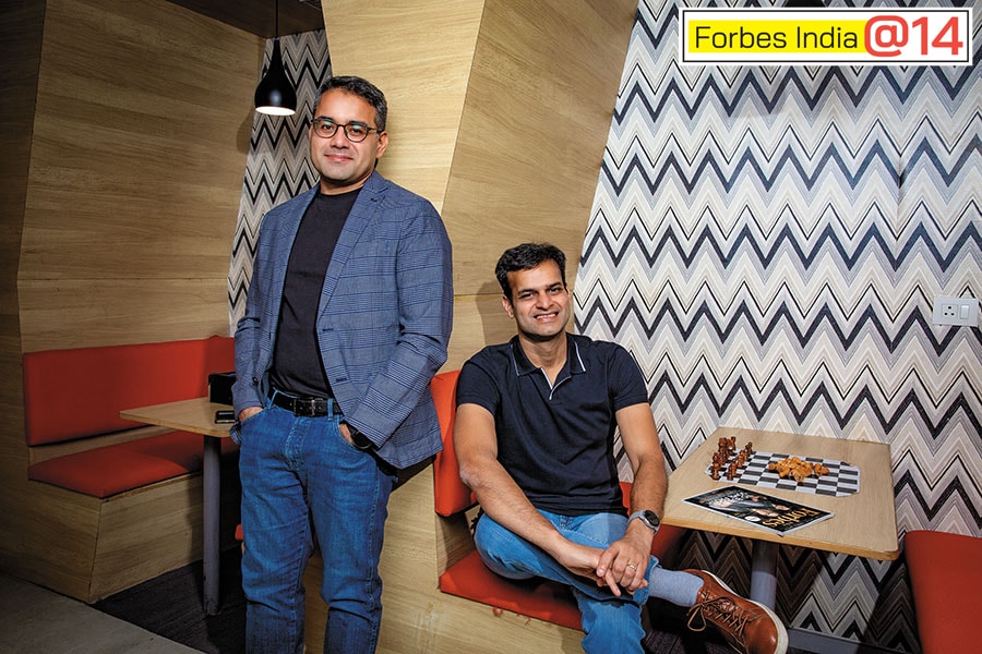 Kunal Bahl (left) and Rohit Bansal, Co-founders of Snapdeal, AceVector Group and Titan Capital Image: Madhu Kapparath