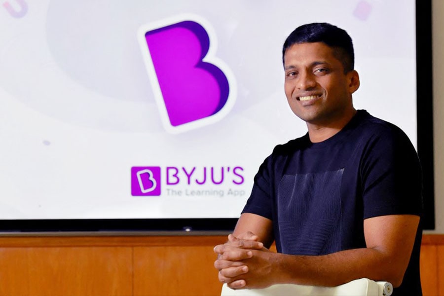 Byju Raveendran, CEO, Byju's. Image: Manjunath Kiran/AFP