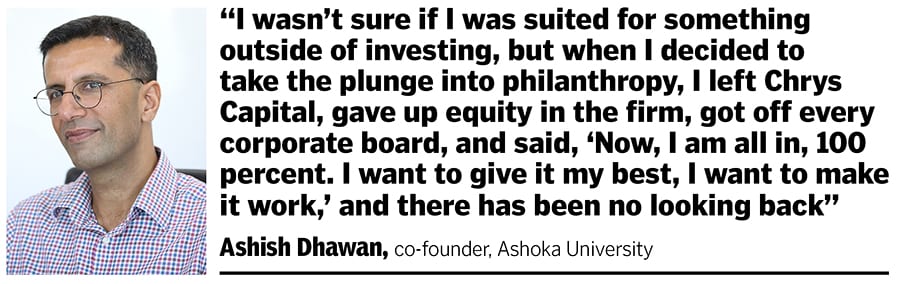 Ashish Dhawan, co-founder  Chrys Capital, founder and chairman of Central Square Foundation, founder and CEO of The Convergence Foundation, and co-founder of Ashoka University
Image: Pradeep Gaur/Mint via Getty Images