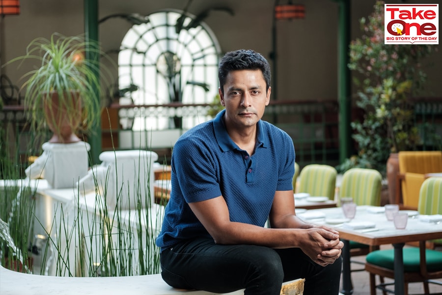 Manu Chandra, founder, Manu Chandra Ventures, at Lupa, the flagship venture Image: Nishant Ratnakar for Forbes India