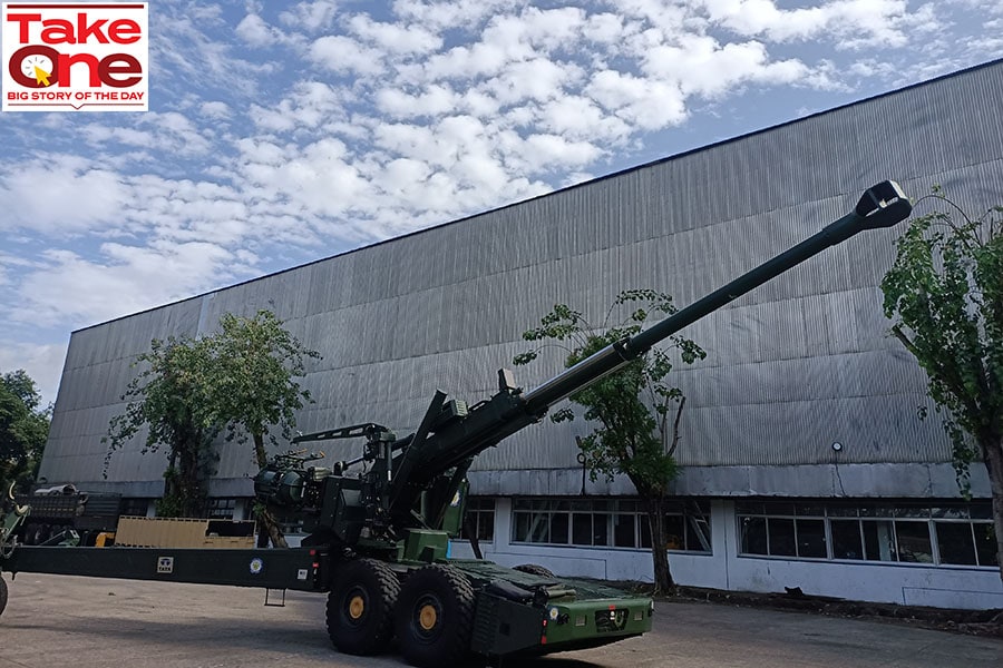 ATAGS broke the record for longest-range artillery gun when the system fired standard high explosive-base-bleed (HE-BB) ammunition to a range of about 48 km