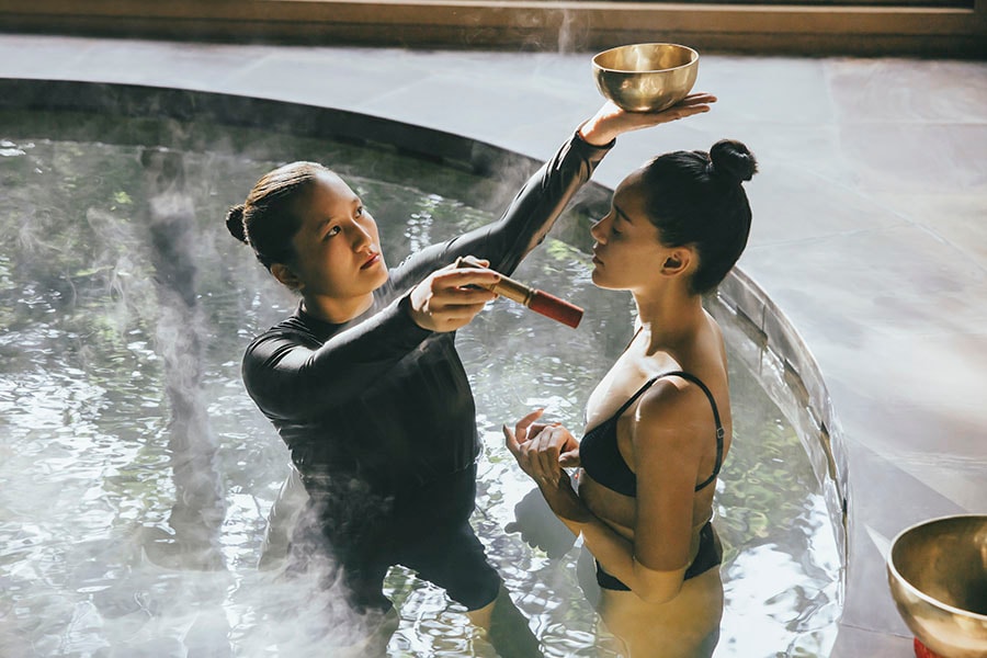 Water therapies like watsu, musical ragas, breath work and energy cleanses are sought out by millennials seeking physical, mental and spiritual reset
Image: Courtesy Six Senses Vana