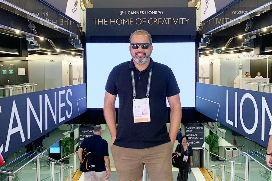 Shekhar Badve, Founder Director, Lokusdesign at Cannes Lions