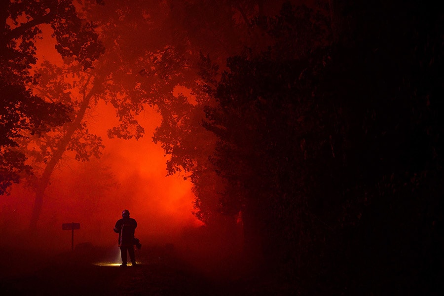 2022 saw the second largest burnt area in the Europe region on record, with large fires scorching across parts of France, Spain, Portugal, Slovenia and the Czech Republic.
Image: Philippe Lopez / AFP 