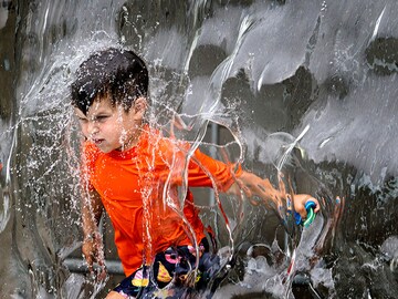 Photo of the day: Fighting the heatwave