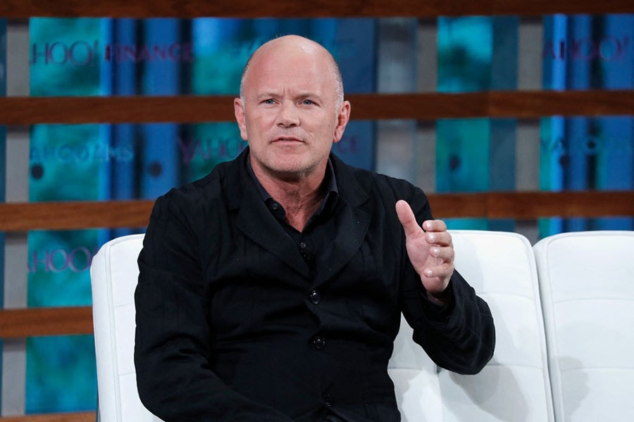 Mike Novogratz, CEO of Galaxy Digital. Image: John Lamparski / Getty Images via AFP