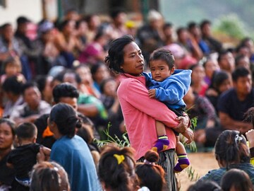 Photo of the day: Manipur burns