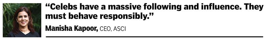 Harish Bijoor, who runs an eponymous brand consulting firm, underlines why top celebs must stay away from the herd mentality. “Let everybody do it. But if you are a Dhoni and a Kohli, then you must not do it