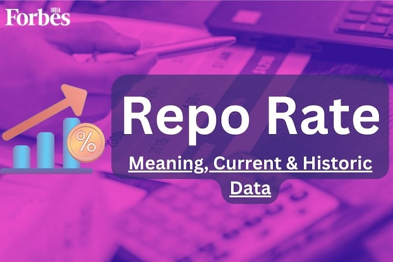 What is repo rate, current repo rate, and history of RBI repo rates in India (2000 to 2025)