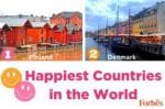 Top 20 happiest countries in the world in 2024