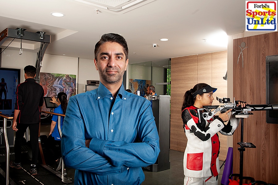 Abhinav Bindra, India's first individual Olympic gold medallist Image: Mexy Xavier