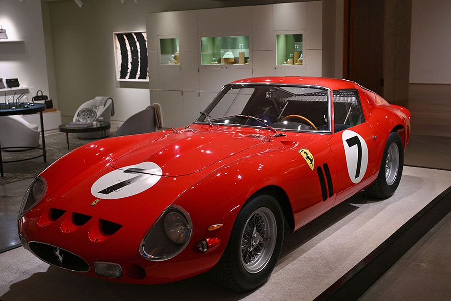 The luxury automobile subsidiary RM Sotheby's will auction off a 1962 Ferrari 250 GTO on Monday for a price of 