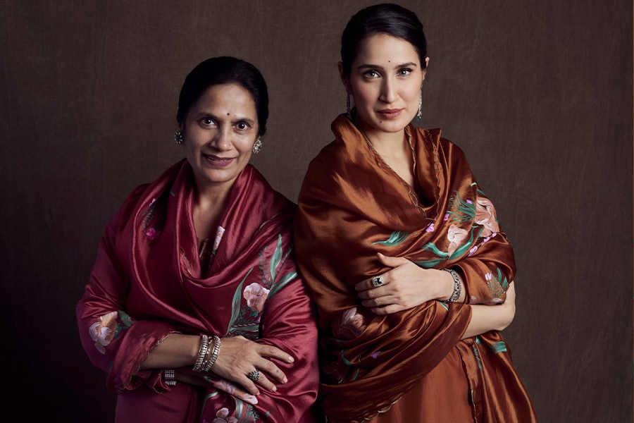 Sagarika Ghatge (right) and her mother Urmila Ghatge, and transports viewers to a bygone era of exquisite taste, artistic brilliance, and a wealth of history.