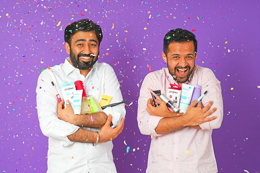 Perfora co-founders Jatan Bawa (L) and Tushar Khurana (R)
