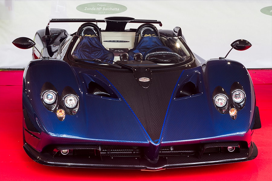 Pagani Zonda HP Barchetta; Image: Photo by Marco Destefanis/Pacific Press/LightRocket via Getty Images