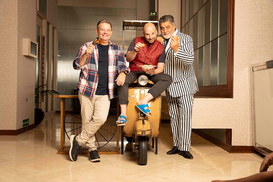 MasterChef Australia judges - Gary Mehigan (left), George Calombaris (centre) and Matt Preston (right)
Image: Mexy Xavier 