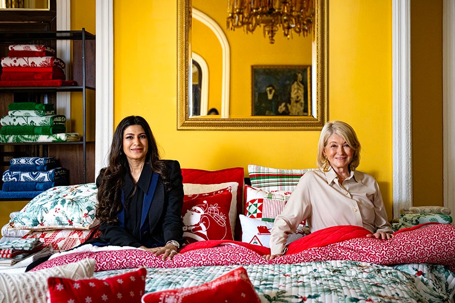 Dipali Goenka, CEO and managing director of Welspun Living and Martha Stewart, founder of Martha Stewart Living Omnimedia. Image: Mexy Xavier