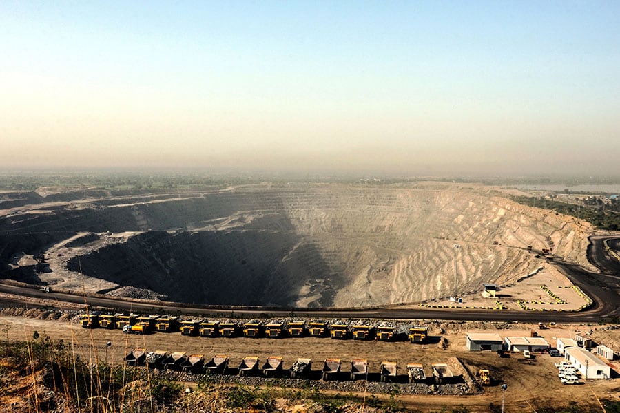 Hindustan Zinc's open cast mine at  Rampura Agucha, Rajasthan. It was commissioned in 1991 as an opencast mine. It is located 230 km north of Udaipur, in the State of Rajasthan in India. Rampura Agucha is stratiform, sediment-hosted, high grade zinc & lead deposit.