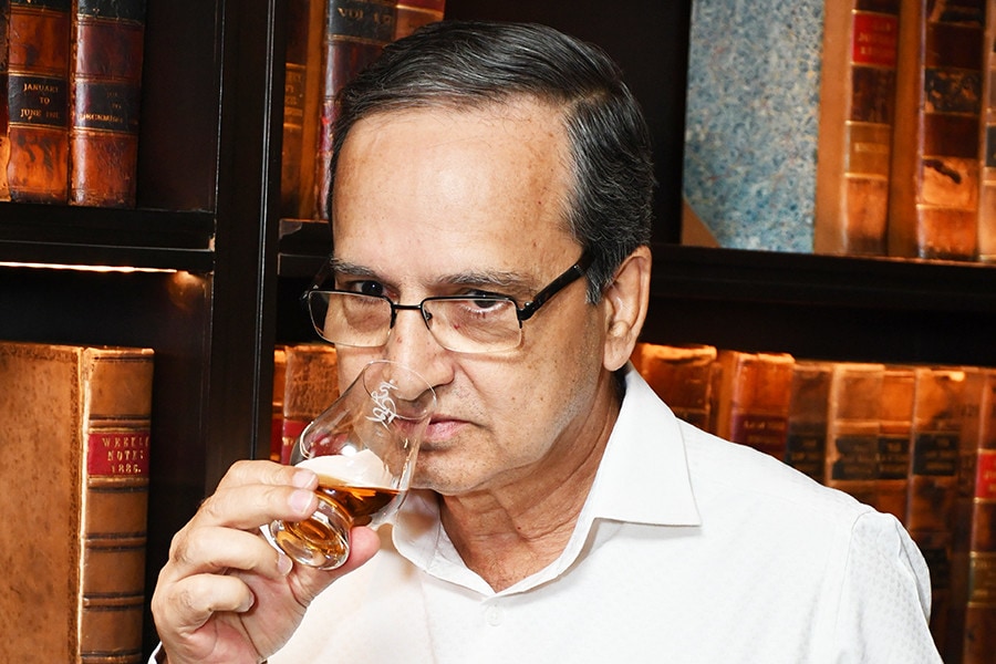 Surrinder Kumar, master blender and distiller at Piccadily Distilleries, Image: Courtesy Piccadily Distilleries