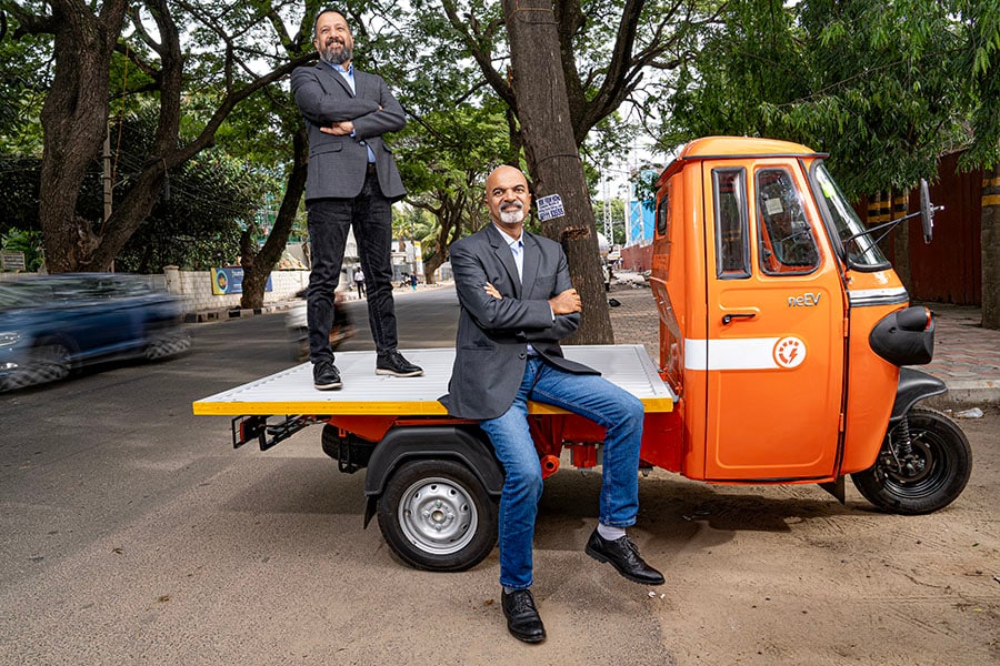 From left: Amitabh Saran, founder and CEO, and Shailendra Gupta, CFO and co-founder of Altigreen Propulsion Labs