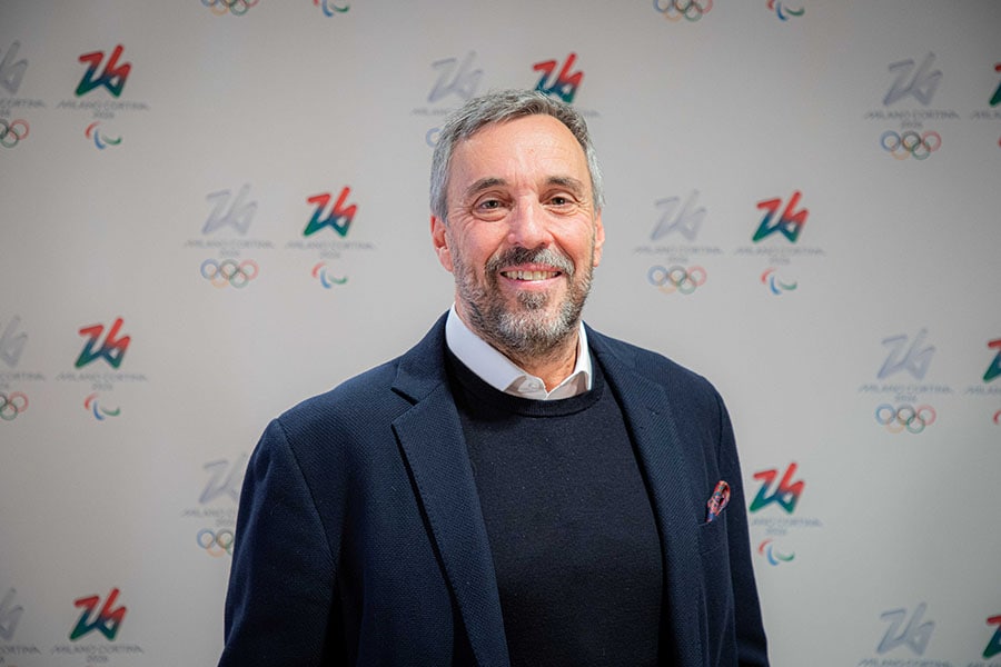 Andrea Varnier, the CEO of the 2026 Winter Olympics
