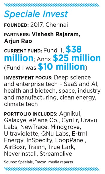 
(From left) Vishesh Rajaram and Arjun Rao of Speciale Invest 