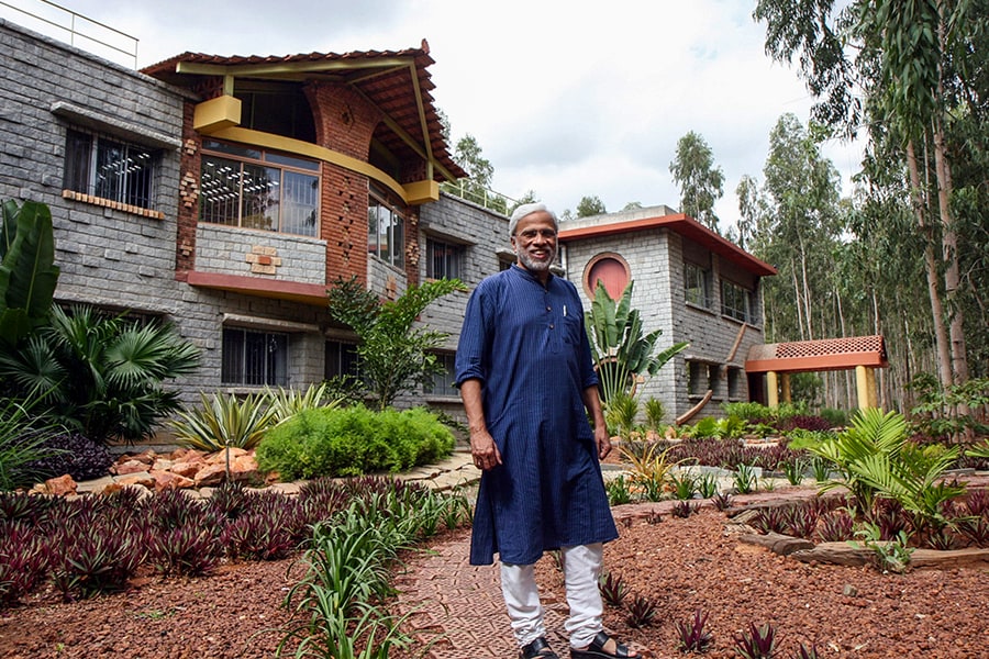 Anurag Behar, CEO of  Azim Premji Foundation at the Bangalore office on 24th July 2023.
Image: Selvaprakash Lakshmanan for Forbes India 