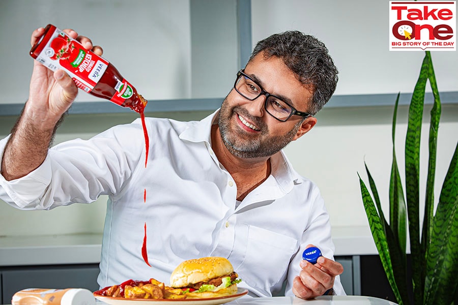 Viraj Bahl, founder and MD, Veeba Food Services, condiments and sauce maker. Image: Madhu Kapparath