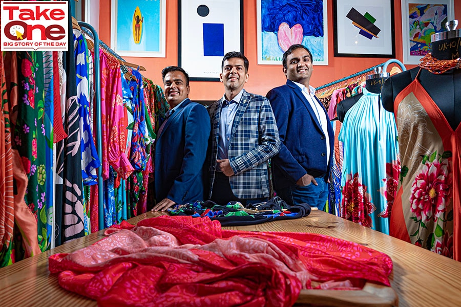 (from left to right)Deepak Jain, Ritesh Jain and Manish Lunia, Cofounders, FlexiLoans
Image: Swapnil Sakhare for Forbes India