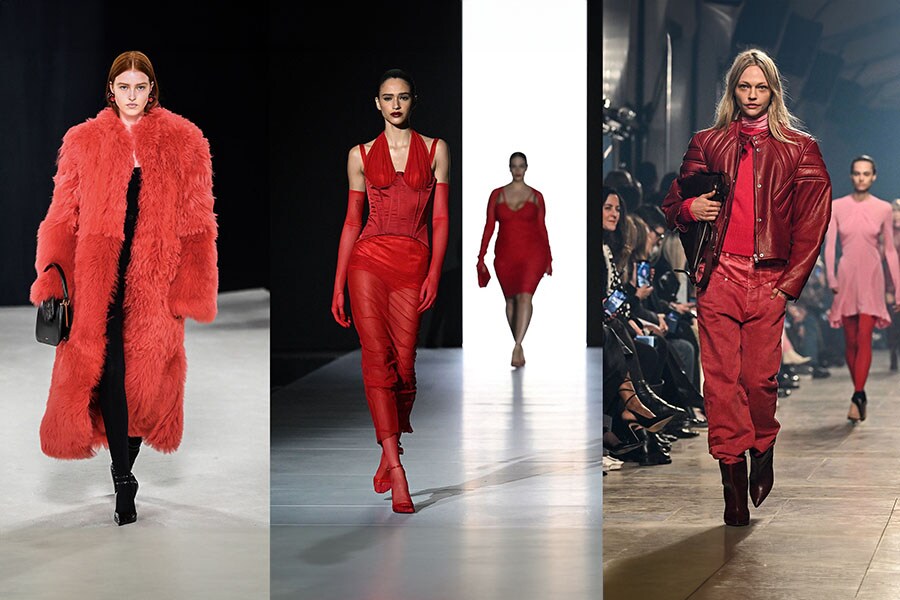 Magenta, red, orange: Which colour will take centre stage in fall wardrobes?