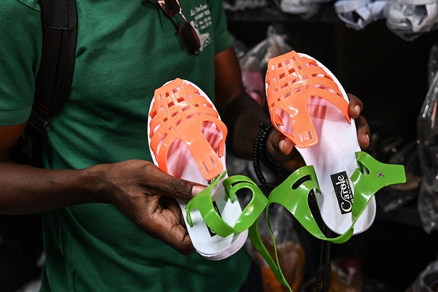 Ivory Coast's 'leke' sandals for the masses become a fashion statement