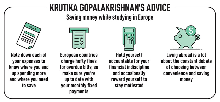 Chaya Upadhyay from Navi Mumbai moved to England to pursue a master’s in corporate communications, marketing and public relations from the University of Leeds has taken up a part-time job as a bartender at a local brewery. 