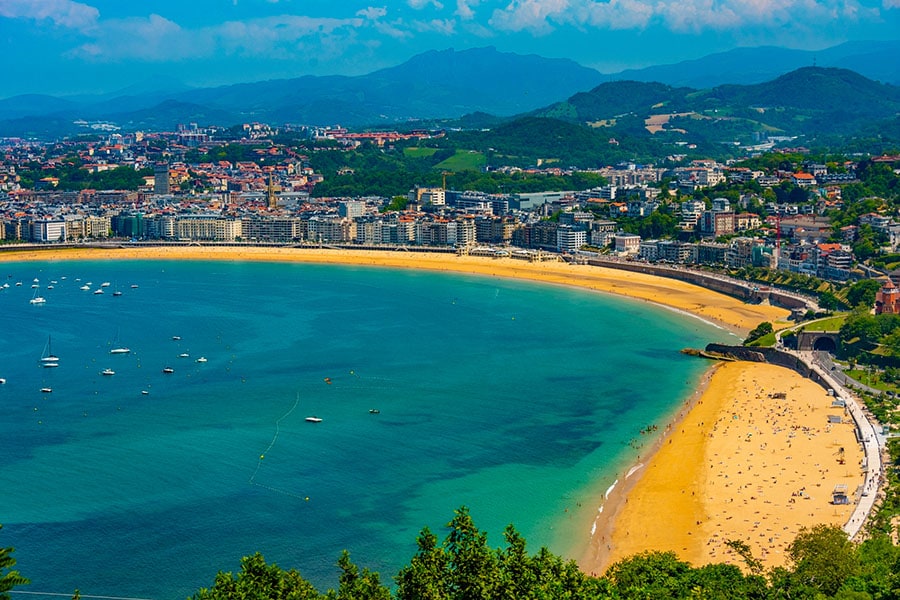 La Choncha Beach, Spain. Image credit: Shutterstock