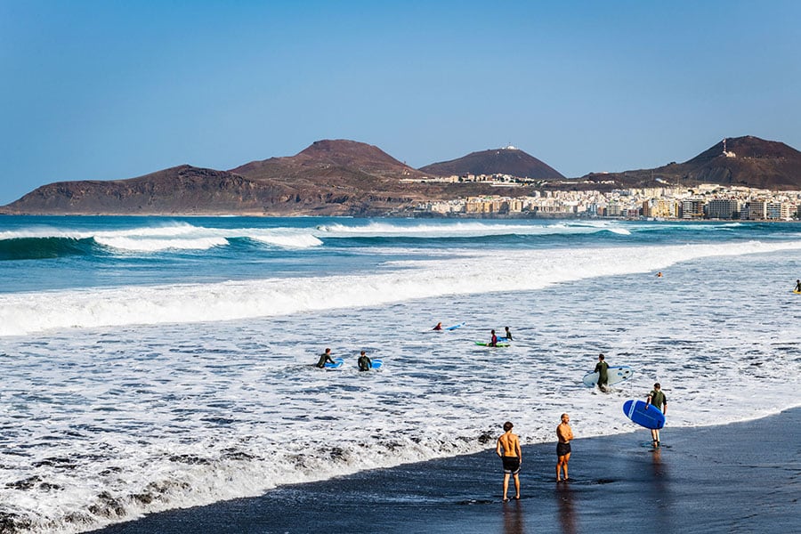 La Canteras Beach, Spain. Image credit: Shutterstock