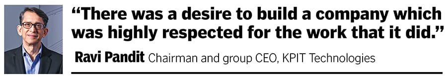Ravi Pandit, chairman and group CEO, KPIT, is worth <img.2 billion after KPIT’s phenomenal run on the bourses last year
Image: Swapnil Sakhare for Forbes India
