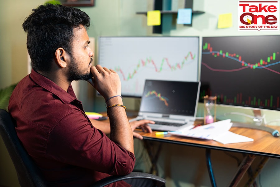 According to a study conducted by Sebi, 7 out of 10 individual intraday traders in the equity cash segment have incurred losses in FY2022-23.
Image: Shutterstock